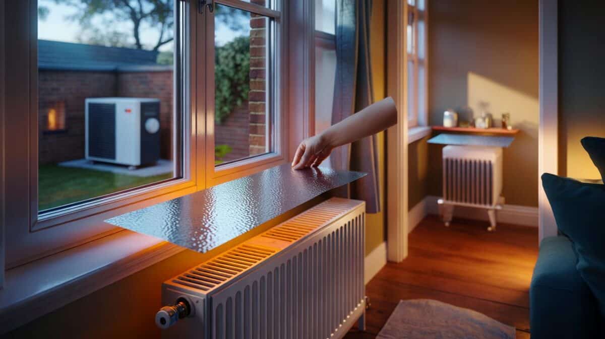 Do radiator reflectors work effectively in homes with different types of heating systems?