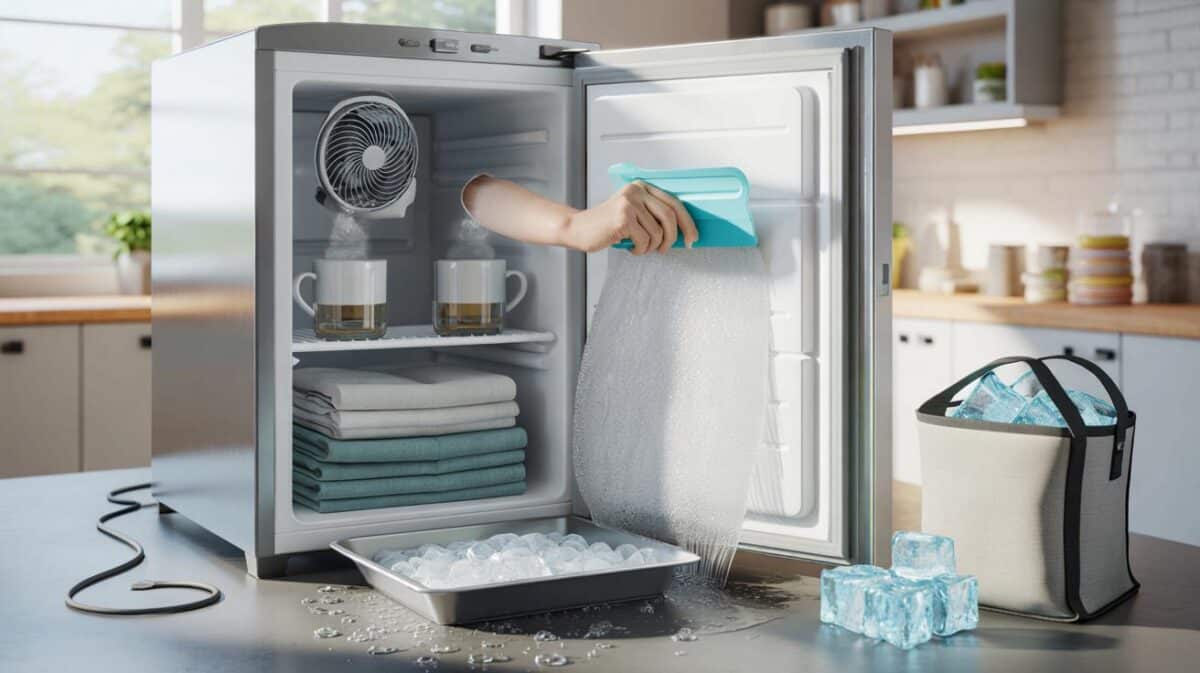 How to defrost your freezer fast and save on running costs (no mess, no stress)