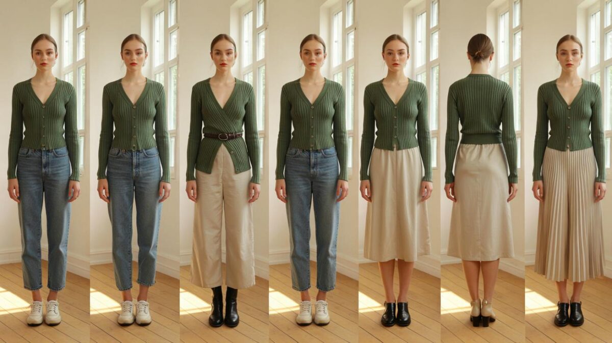 How to turn one cardigan into 12 outfits (stylists hate this simple trick)