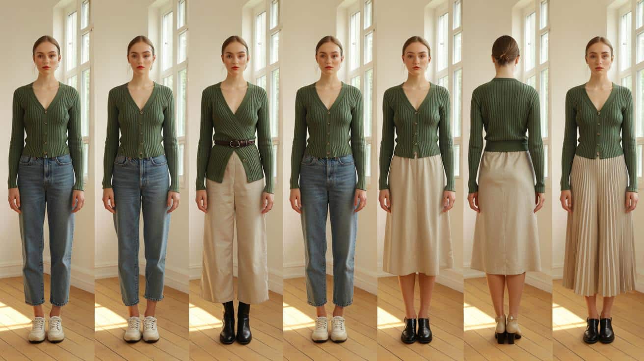 How to turn one cardigan into 12 outfits (stylists hate this simple trick)