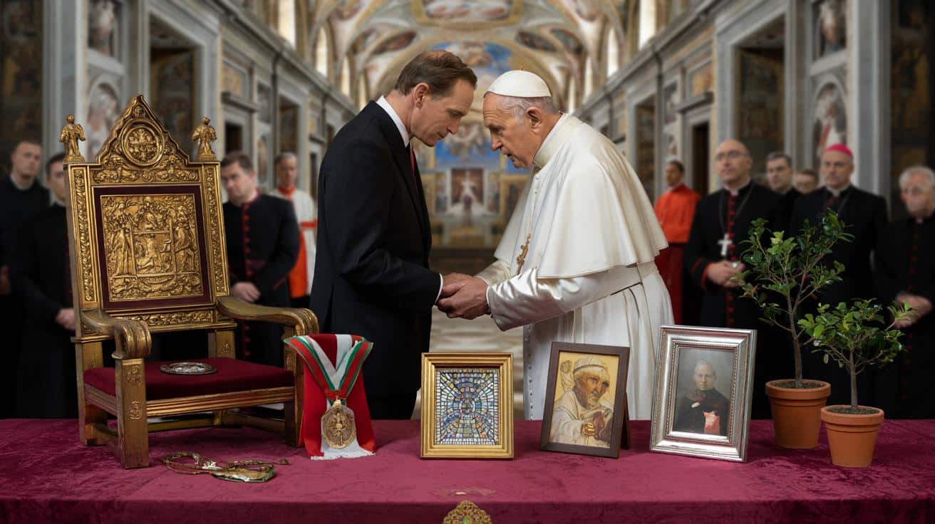 King and Pope pray after 500 years: will you see Leo XIV’s chair and 8 gifts shaping Britain?