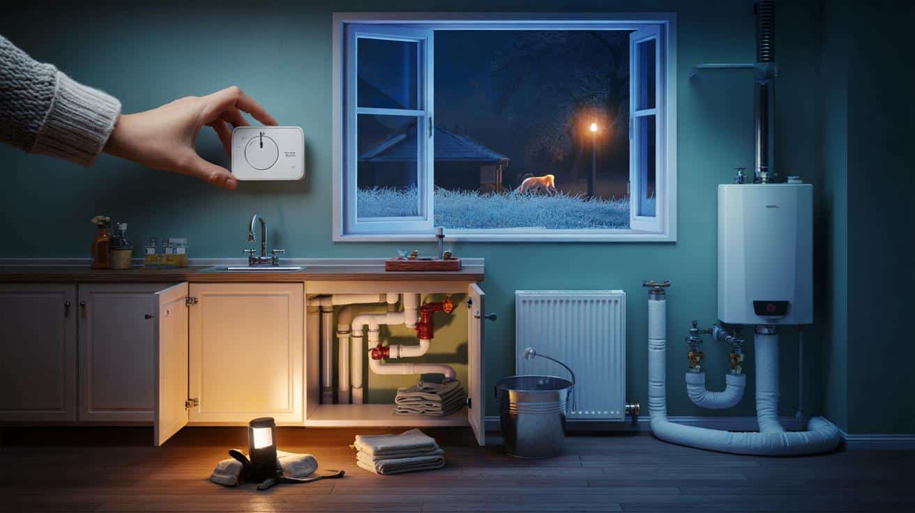 The quick night-time checklist to prevent burst pipes and heating emergencies