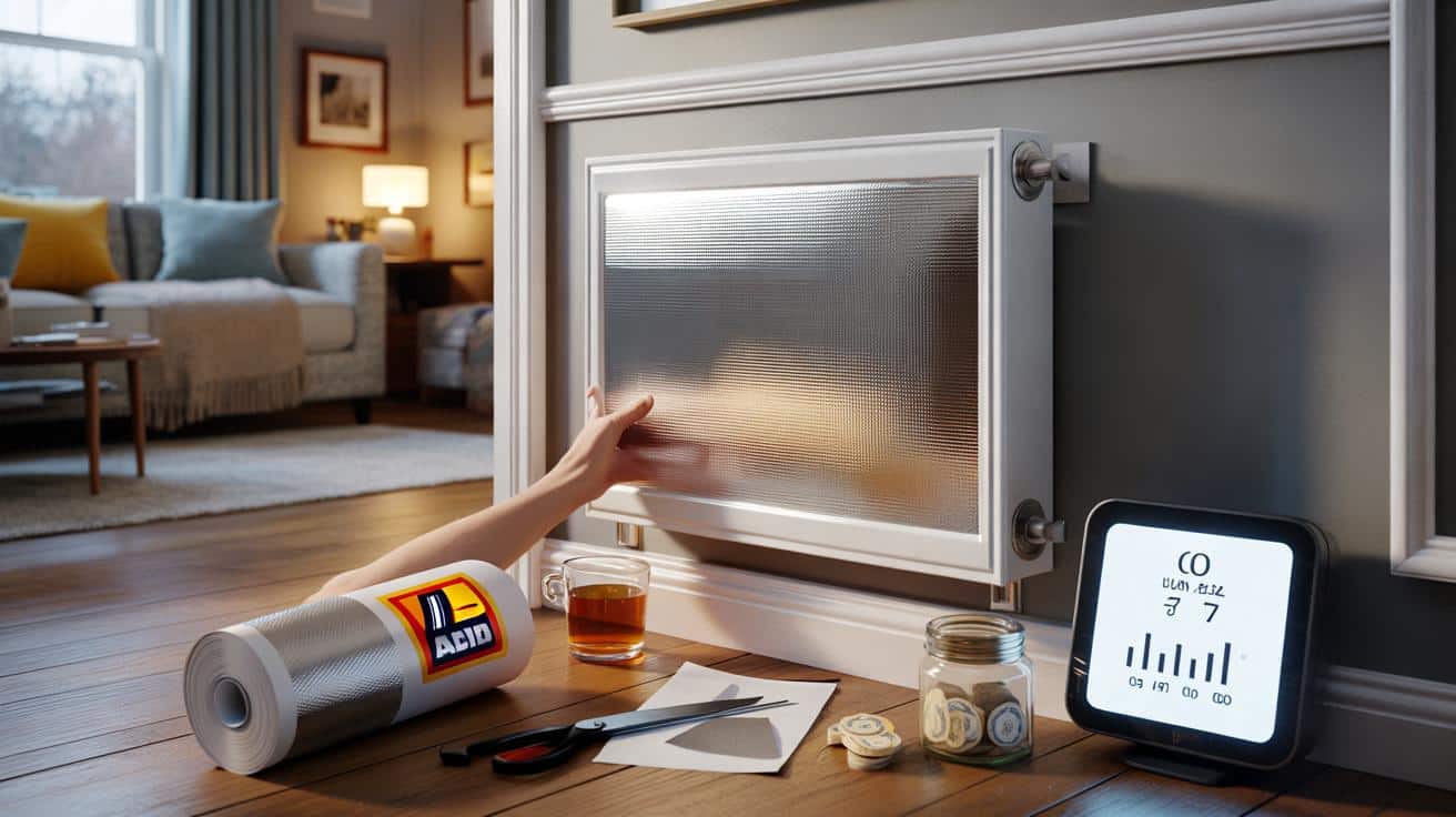 We tried Aldi’s £9.99 radiator reflector – 86% heat return and surprising savings