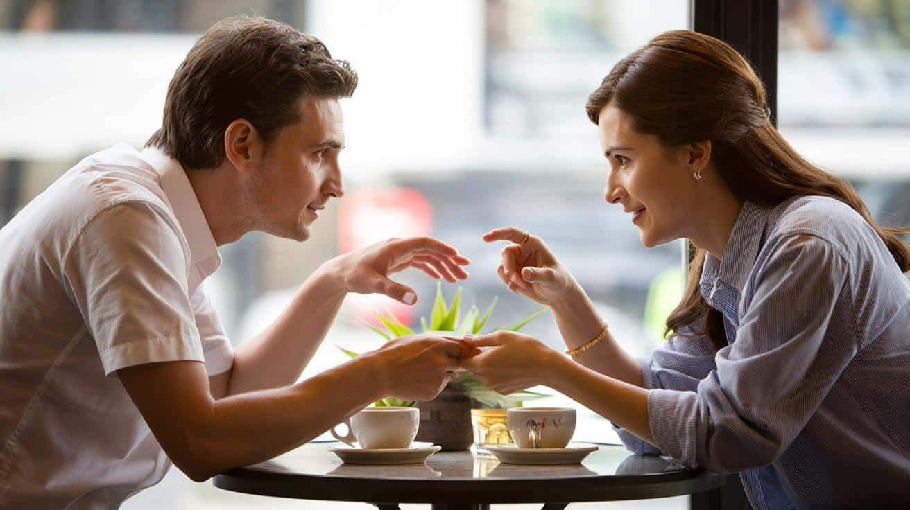 What are the most common nonverbal signs of mutual understanding in conversation?