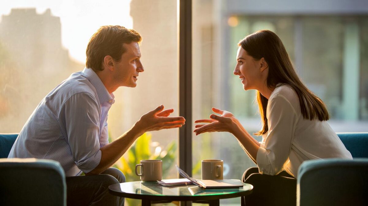 What kinds of movements or expressions help keep a conversation flowing naturally?