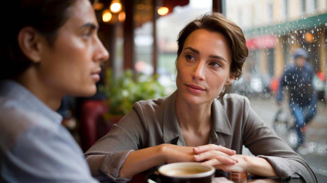 What subtle physical cues indicate someone is truly listening?