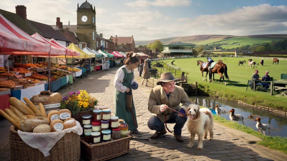 Channel 5 fans, missing a North Yorkshire gem with 2 markets, 1 beloved vet and an 1855 racecourse?