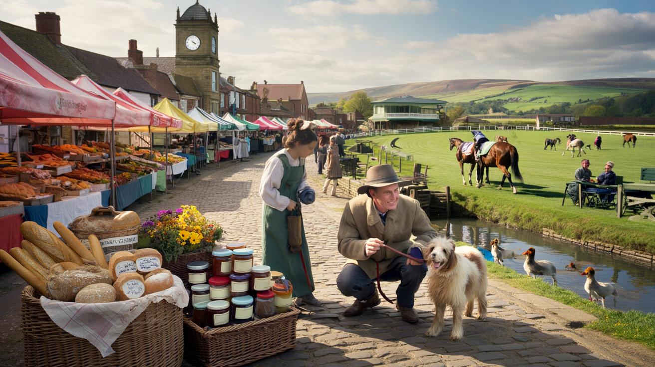 Channel 5 fans, missing a North Yorkshire gem with 2 markets, 1 beloved vet and an 1855 racecourse?
