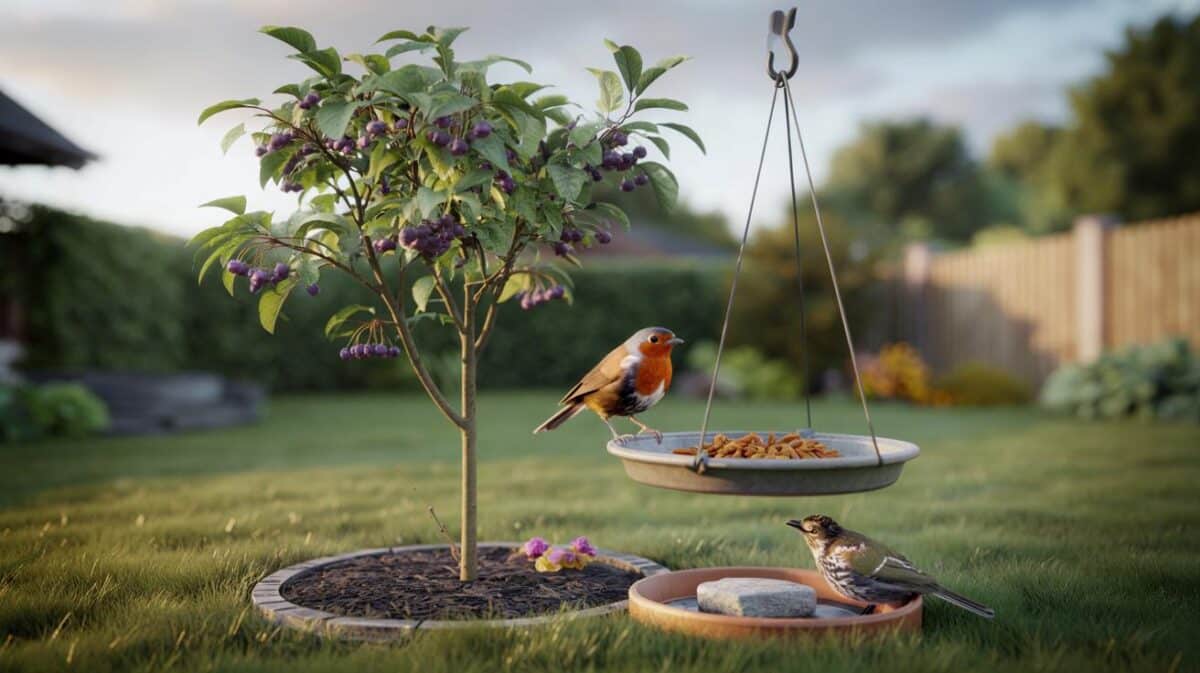 Plant one tree and tempt robins all year: could 12 birds flock to you while you save £20 on feed?