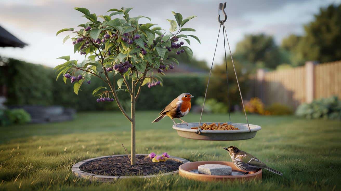 Plant one tree and tempt robins all year: could 12 birds flock to you while you save £20 on feed?