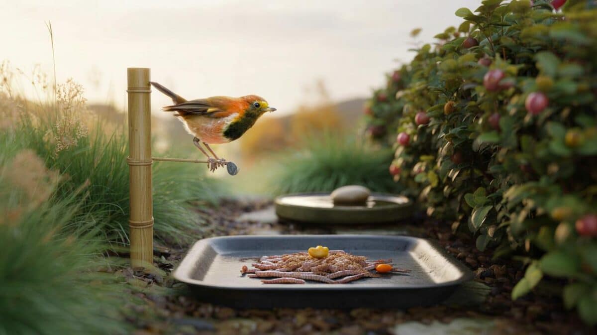 Robins in your garden this September: will £2.70 mealworms bring them back daily for 7 days?