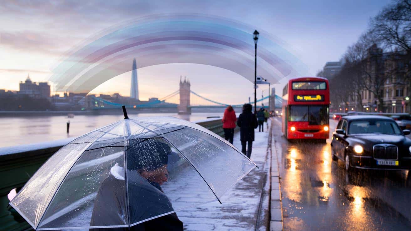 This London weather map hints at the first snowfall date as the BBC flags sleet this November, here is what could happen across the capital