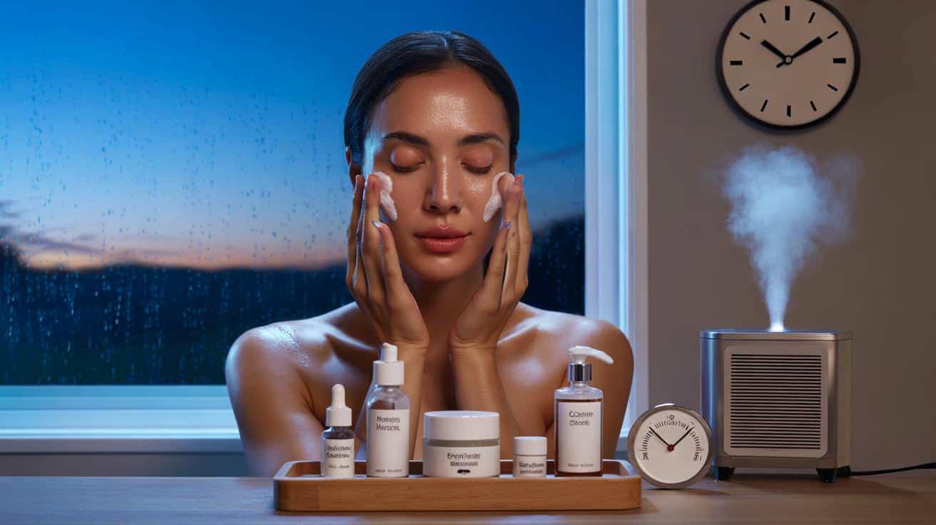 Will your face cope when the clocks go back this week? 7 switches, 1 minute, 40–50% humidity for you