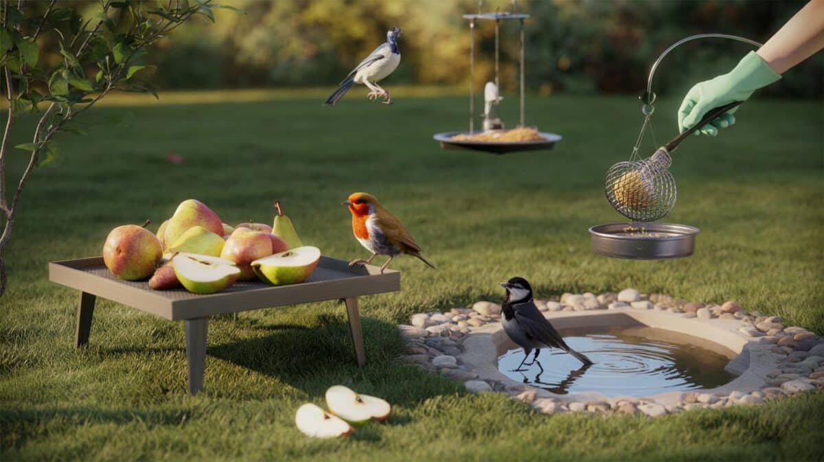 Your garden birds need you this September: 2 fruits, 7 hygiene tips and a 1-minute weekly clean