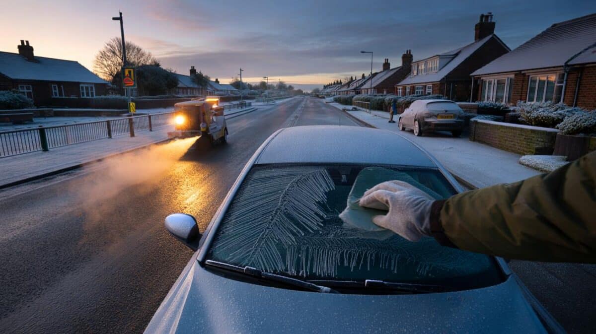 Your next 72 hours: maps show 0°C line slicing south as 8m face -4°C dawns and black ice traps